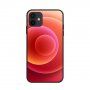 NXE meka maskica s motivom šarenih krugova za iPhone 12 / 12 Pro - crveni