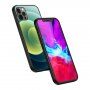 NXE meka maskica s motivom šarenih krugova za iPhone 12 Pro Max - zeleni