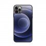 NXE meka maskica s motivom šarenih krugova za iPhone 12 Pro Max - tamno plavi