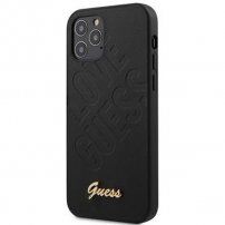 Guess Iridescent Love maskica za iPhone 12 Pro Max - crni