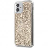 Guess 4G Liquid Glitter maskica za iPhone 12 mini - zlatni