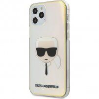 Karl Lagerfeld Head promjenjiva maskica za iPhone 12 Pro Max - duginih boja