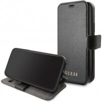 Guess IriDescent Book flip futrola za iPhone 12 / 12 Pro - crno