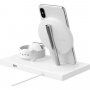 Belkin Boost Charge 2u1 bežična stanica za punjenje 7.5 W za iPhone / Apple Watch - bijela