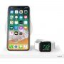 Belkin Boost Charge 2u1 bežična stanica za punjenje 7.5 W za iPhone / Apple Watch - bijela