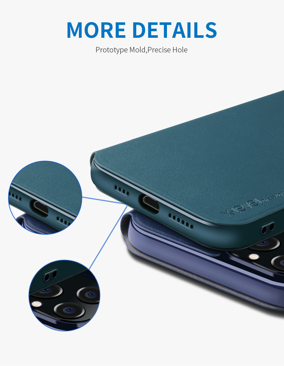 X-Level kožna flip futrola sa stalkom za iPhone 12 / 12 Pro - zeleno