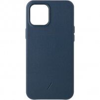 Native Union Clic Classic kožna maskica za iPhone 12 Pro Max - plavi