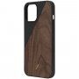 Native Union Clic Wooden drvena maskica za iPhone 12 Pro Max - smeđocrna