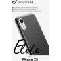 Cellularline Elite maskica od PU kože za iPhone XR - crni