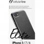 Cellularline Elite maskica od PU kože za iPhone 6 / 7 / 8 / SE (2020/2022) - crni