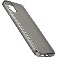 Cellularline Antimicrob antimikrobna maskica od meke plastike za iPhone XR - crni