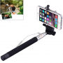 Teleskopski selfie štap / monopod sa žičanim okidačem za iPhone - duljina 101.4cm - crna