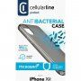 Cellularline Antimicrob antimikrobna maskica od meke plastike za iPhone XR - crni