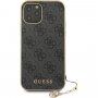 Guess 4G Charms maskica za iPhone 12 Pro Max - sivi