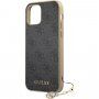 Guess 4G Charms maskica za iPhone 12 Pro Max - sivi