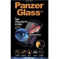 PanzerGlass Edge-to-Edge 2,5D kaljeno staklo za zaštitu očiju za iPhone 6 / 6S / 7 / 8 / SE (2020/2022) - crno