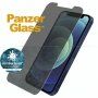 PanzerGlass Standard 2,5D antibakterijsko nti-spy kaljeno staklo za iPhone 12 mini - prozirno