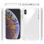 Otporna prozirna dvobojna prozirna futrola za iPhone XS Max - crno