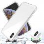 Otporna prozirna dvobojna prozirna futrola za iPhone XS Max - crno