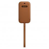 Kožna torba za iPhone 12 mini s utorom za karticu i podrškou Magsafe punjenja - Smeđa