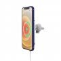 Bežični punjač 15W za auto s podrškom MagSafe pro iPhone - bijela