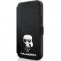Karl Lagerfeld Saffiano Iconic novčanik futrola za iPhone 12 Pro Max - crno