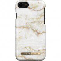 iDeal of Sweden Golden Pearl Marble maskica za iPhone 6 / 6S / 7 / 8 / SE (2020/2022) - bijeli