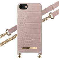 iDeal of Sweden Necklace maskica s trakom za iPhone 6 / 6S / 7 / 8 / SE (2020/2022) - izblijedjelo ružičasti