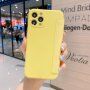 Futrola novčanik od silikona i PU kože za iPhone 12 Pro Max - žuta