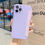 Futrola novčanik od silikona i PU kože za iPhone 12 Pro Max - Ljubičasto