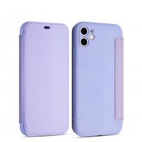 Flip futrola s džepom za karticu za iPhone 11 Pro Max - Ljubičasto