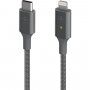 Belkin Boost Charge LED opleteni kabel s USB-C / Lightning konektorima - 1,2m - srebrni