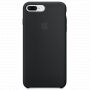 Original silikonska maskica za Apple iPhone 8 Plus / 7 Plus - crna