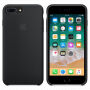 Original silikonska maskica za Apple iPhone 8 Plus / 7 Plus - crna