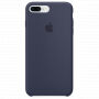 Original silikonska maskica za Apple iPhone 8 Plus / 7 Plus - ponoćno plava