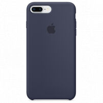 Original silikonska maskica za Apple iPhone 8 Plus / 7 Plus - ponoćno plava