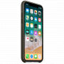 Original Apple kožna futrola za iPhone X / XS - tamno maslinasti
