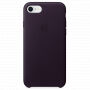 Original kožna futrola za Apple iPhone 8 / 7 - Ljubičasto