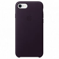 Original kožna futrola za Apple iPhone 8 / 7 - Ljubičasto