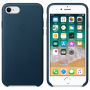 Original kožna futrola za Apple iPhone 8 / 7 - svemirski plava