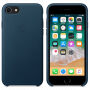 Original kožna futrola za Apple iPhone 8 / 7 - svemirski plava