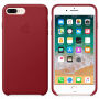 Original kožna futrola za Apple iPhone 8 Plus / 7 Plus - crvena