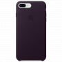 Original kožna futrola za Apple iPhone 8 Plus / 7 Plus - Ljubičasto