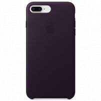 Original kožna futrola za Apple iPhone 8 Plus / 7 Plus - Ljubičasto