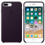 Original kožna futrola za Apple iPhone 8 Plus / 7 Plus - Ljubičasto