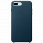 Original kožna futrola za Apple iPhone 8 Plus / 7 Plus - svemirski plava