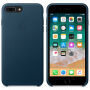 Original kožna futrola za Apple iPhone 8 Plus / 7 Plus - svemirski plava