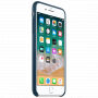 Original kožna futrola za Apple iPhone 8 Plus / 7 Plus - svemirski plava