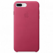 Original kožna futrola za Apple iPhone 8 Plus / 7 Plus - fuksija