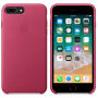 Original kožna futrola za Apple iPhone 8 Plus / 7 Plus - fuksija
